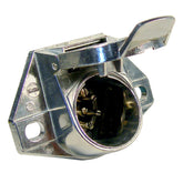 Pico 0709PT 7-Pole Split Round Pin Trailer Connector with Polarized Plug - Female, 40 Amp